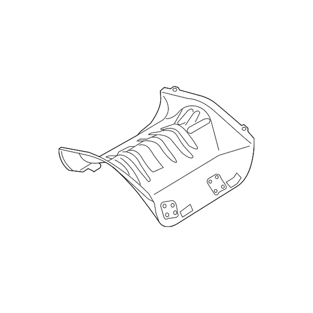 Genuine Hyundai 31220-4R500 Fuel Tank Protector Genuine Hyundai 31220-4R500 Fuel Tank Protector